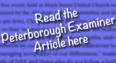 The Peterborough Examiner Covers Panellists Discussion